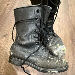 Vintage combat boots Grunge 6 1/2D
